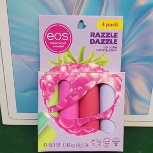 eos Razzle Dazzle Lip Balm 4-Pack New in Box